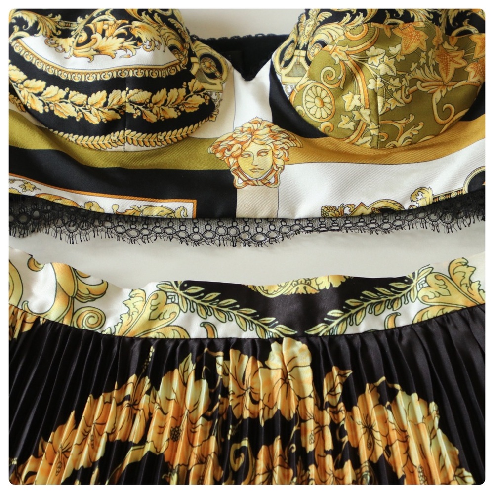 Versace Barocco Silk Skirt Set - Picture 6 of 12